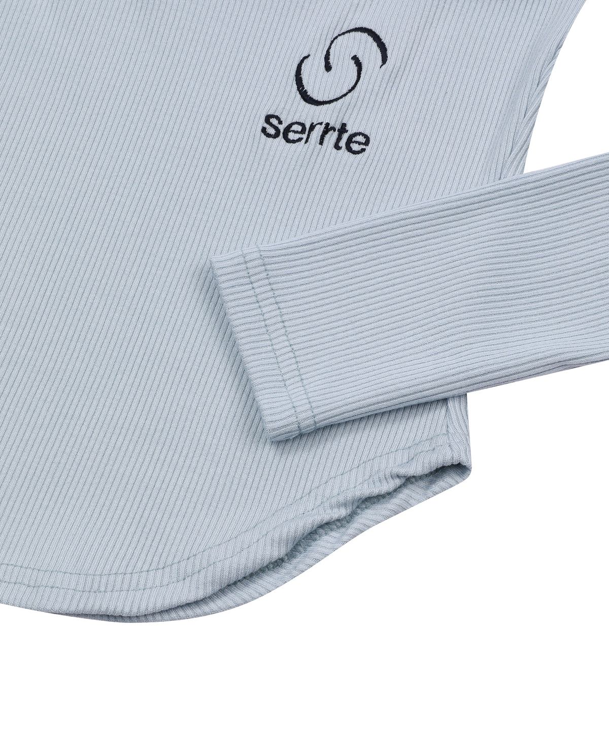 세르테(SERRTE) 루아르 리본 딥 유넥 굴림 긴팔 티 (3컬러)