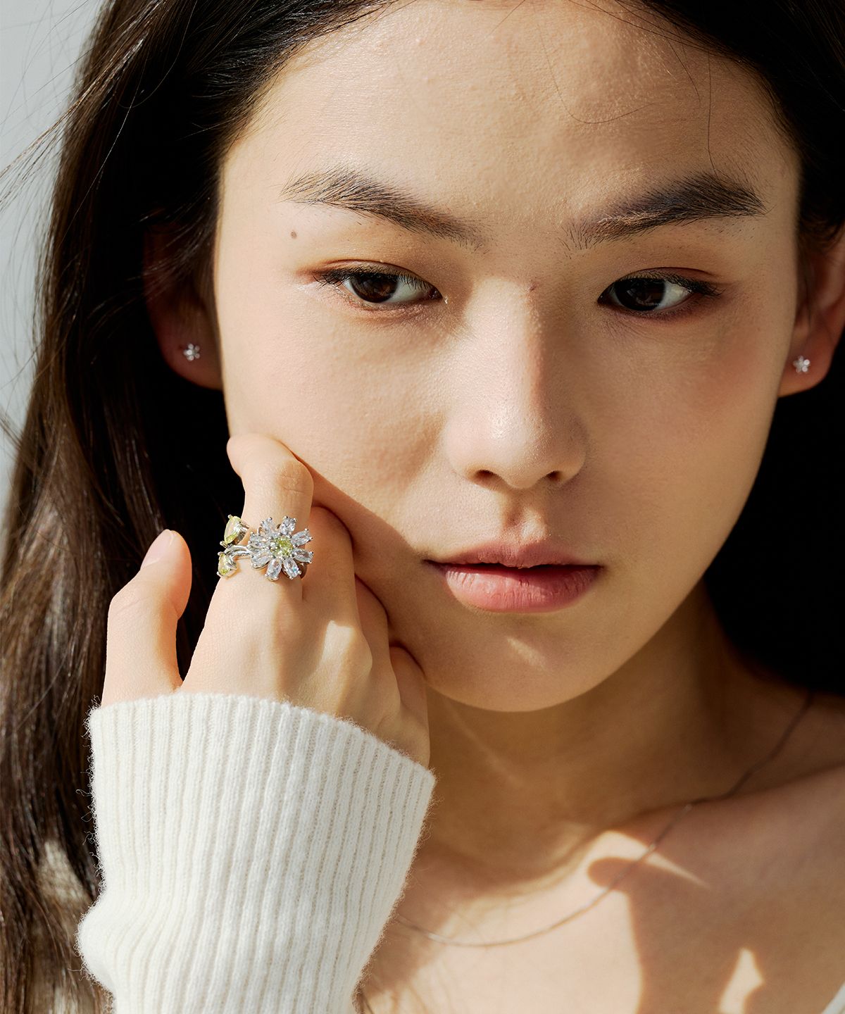 실버태그(SILVERTAG) BRF-26SS1 블룸 스피닝 가든 반지