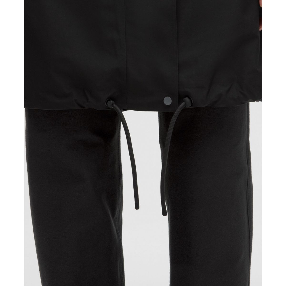 룰루레몬(LULULEMON) 오버사이즈드 코쿤 레인 코트  BLK