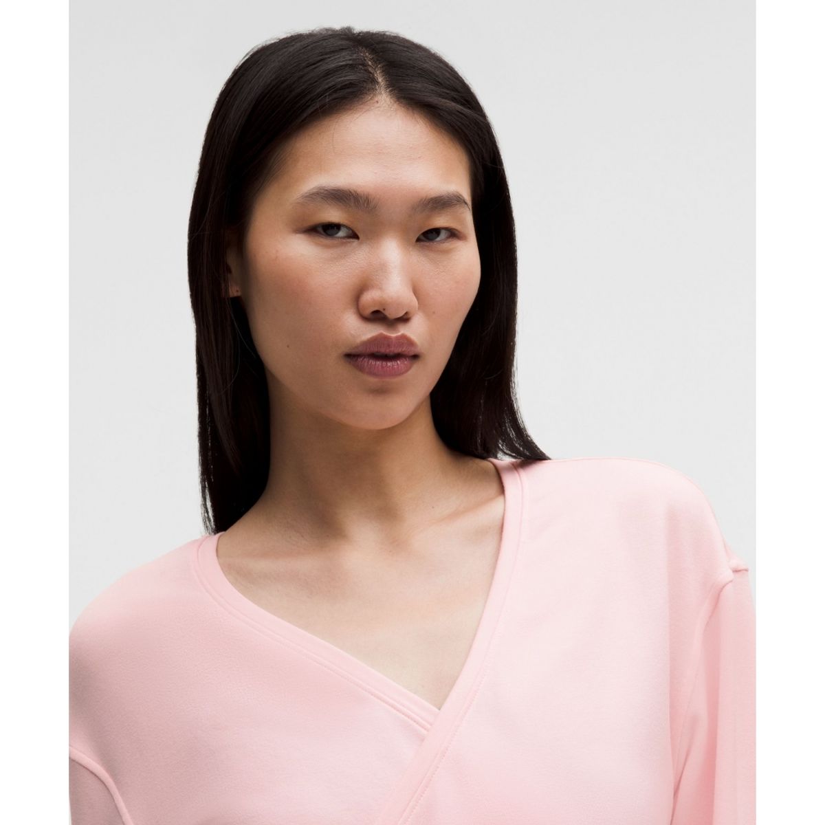 룰루레몬(LULULEMON) 비캄 랩 프런트 롱슬리브 셔츠 *업데이트 패브릭  PIAR