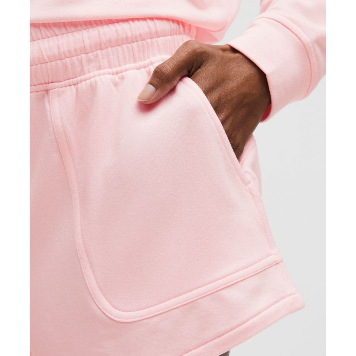 룰루레몬(LULULEMON) 비캄 미드라이즈 와이드 웨이스트밴드 쇼츠 3inch  PIAR