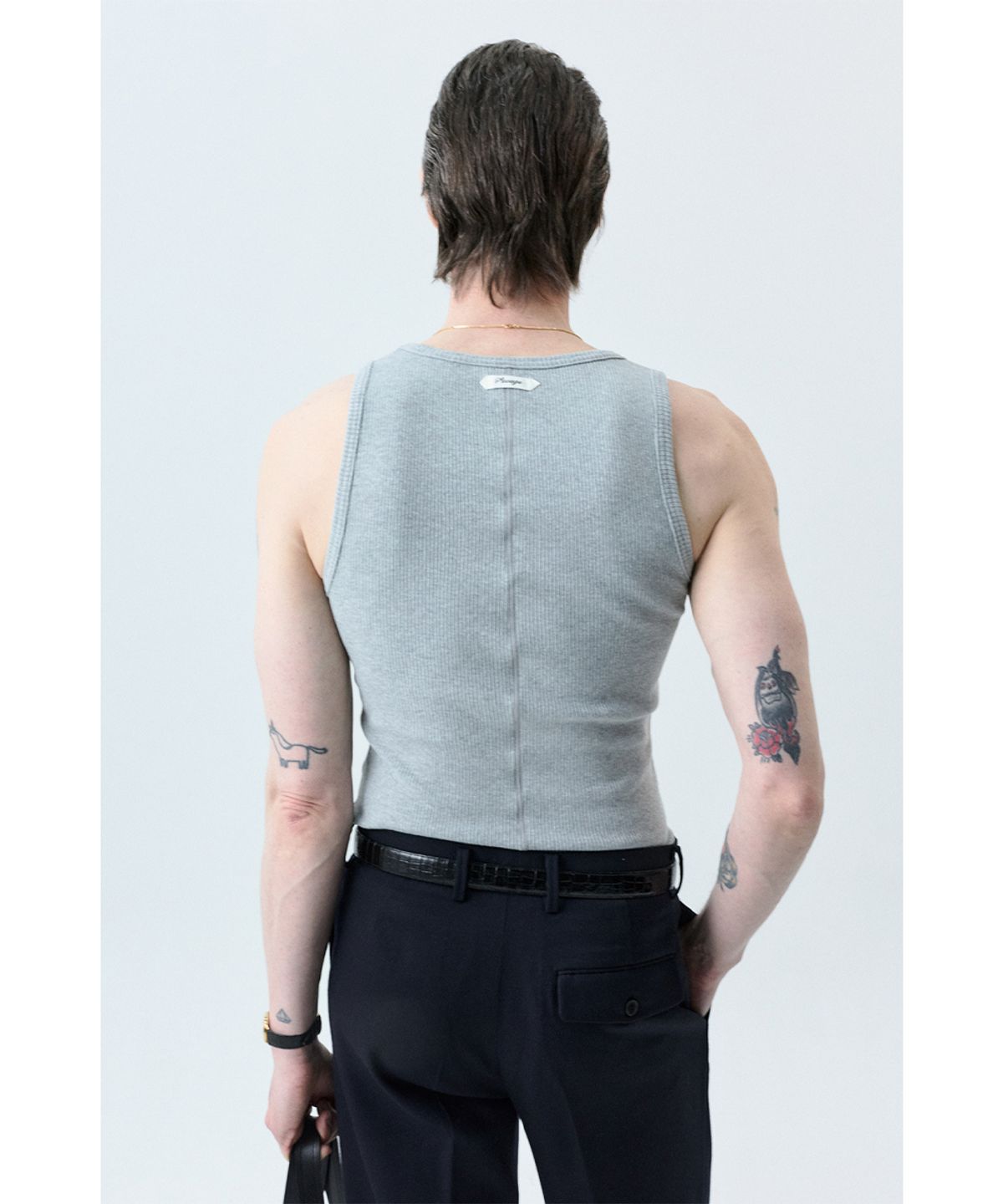 세비지(SAVAGE) Sleevelesss Top - Grey