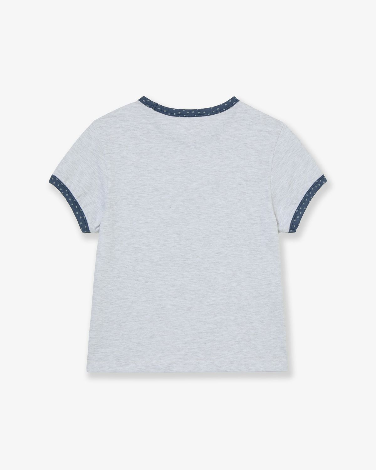 에이이에이이(AEAE) MUSHROOM APPLIQUE TEE [LIGHT GREY]