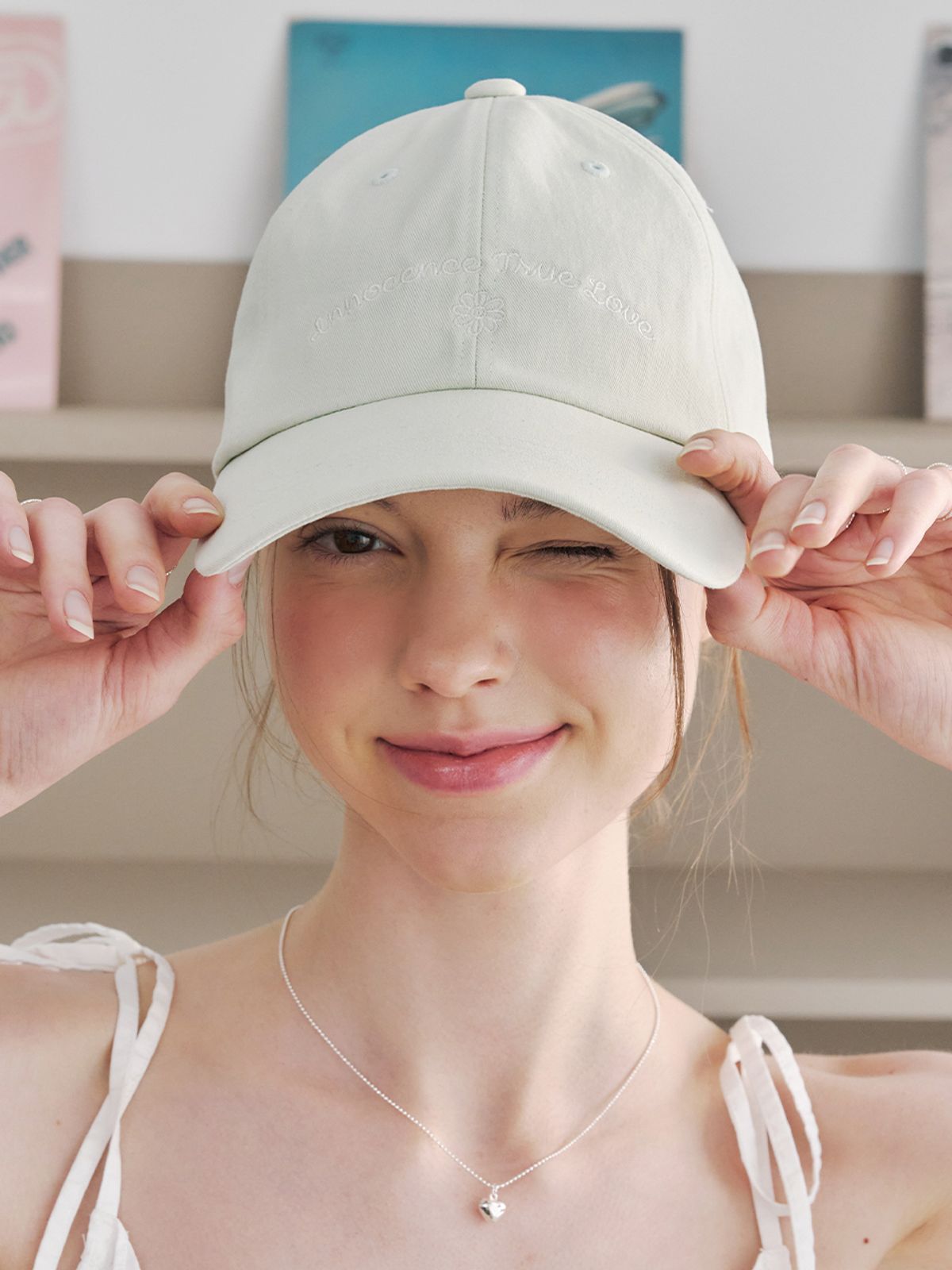 앵브록스(ENGBROX) blooming words ball cap_4 colors