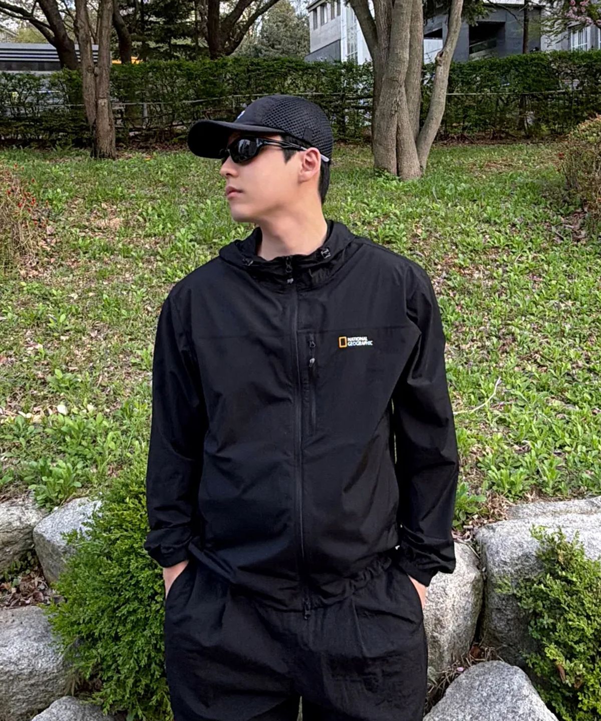 메르시밴드(MERCIBAND) [SET] FLOW 매쉬 선글라스 홀더 러닝 폴더 캡