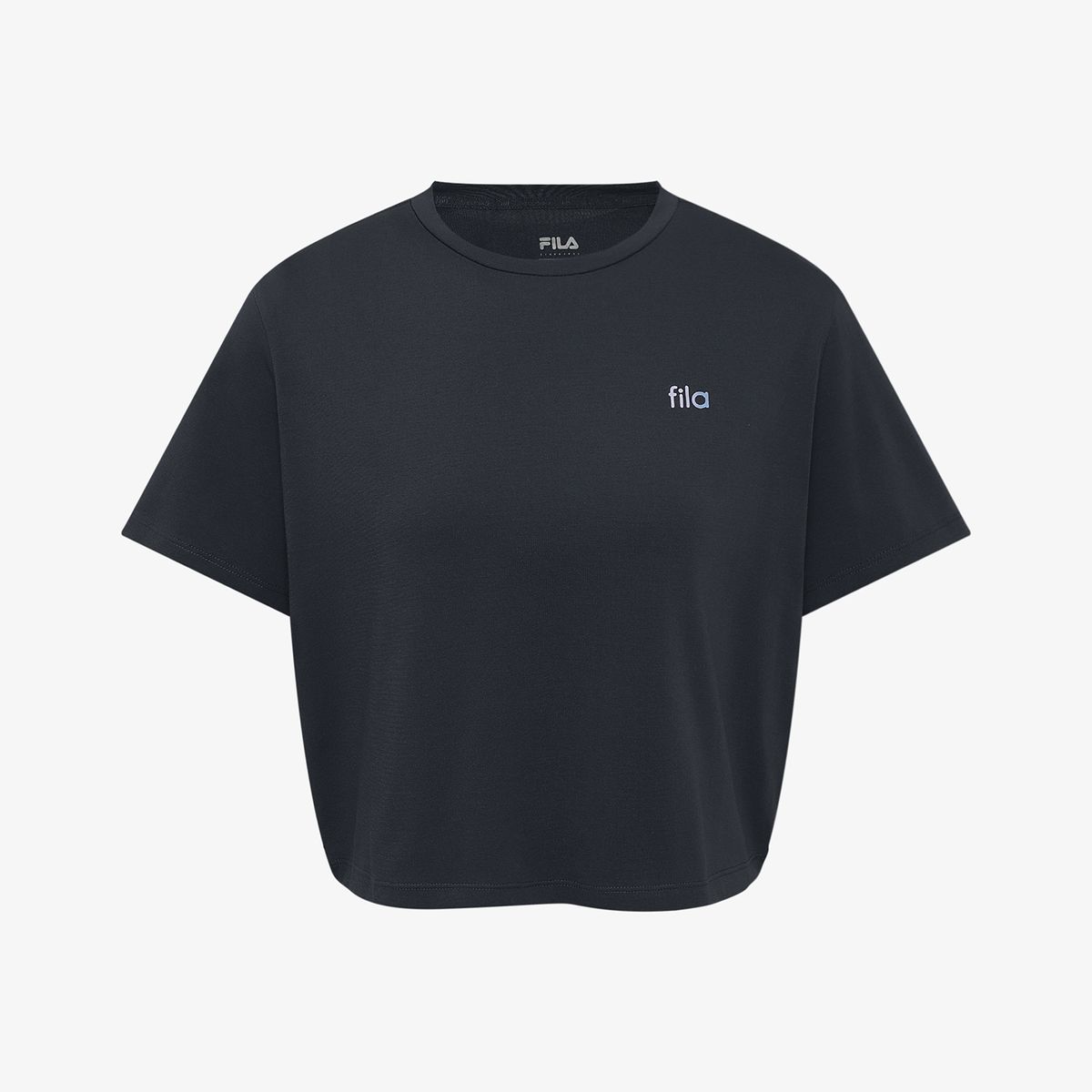 휠라(FILA) Drywave 세미크롭 그래픽 반팔티(FS262RS02F004006)