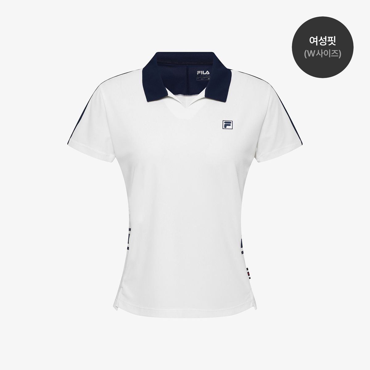 휠라(FILA) 테니스 Drywave 클럽매치 자카드 카라티(FS262TS11U001472)
