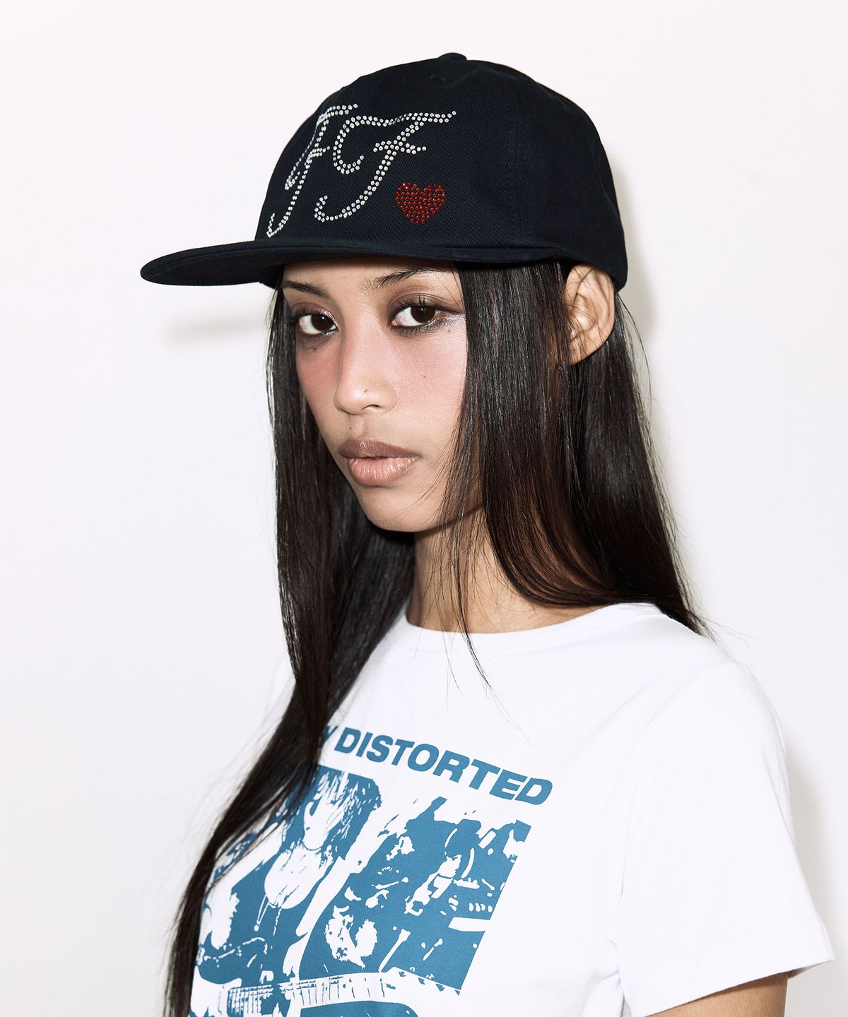 팬시클럽(FANCY CLUB) 글린트 FF 캡 (NAVY) F26QE992