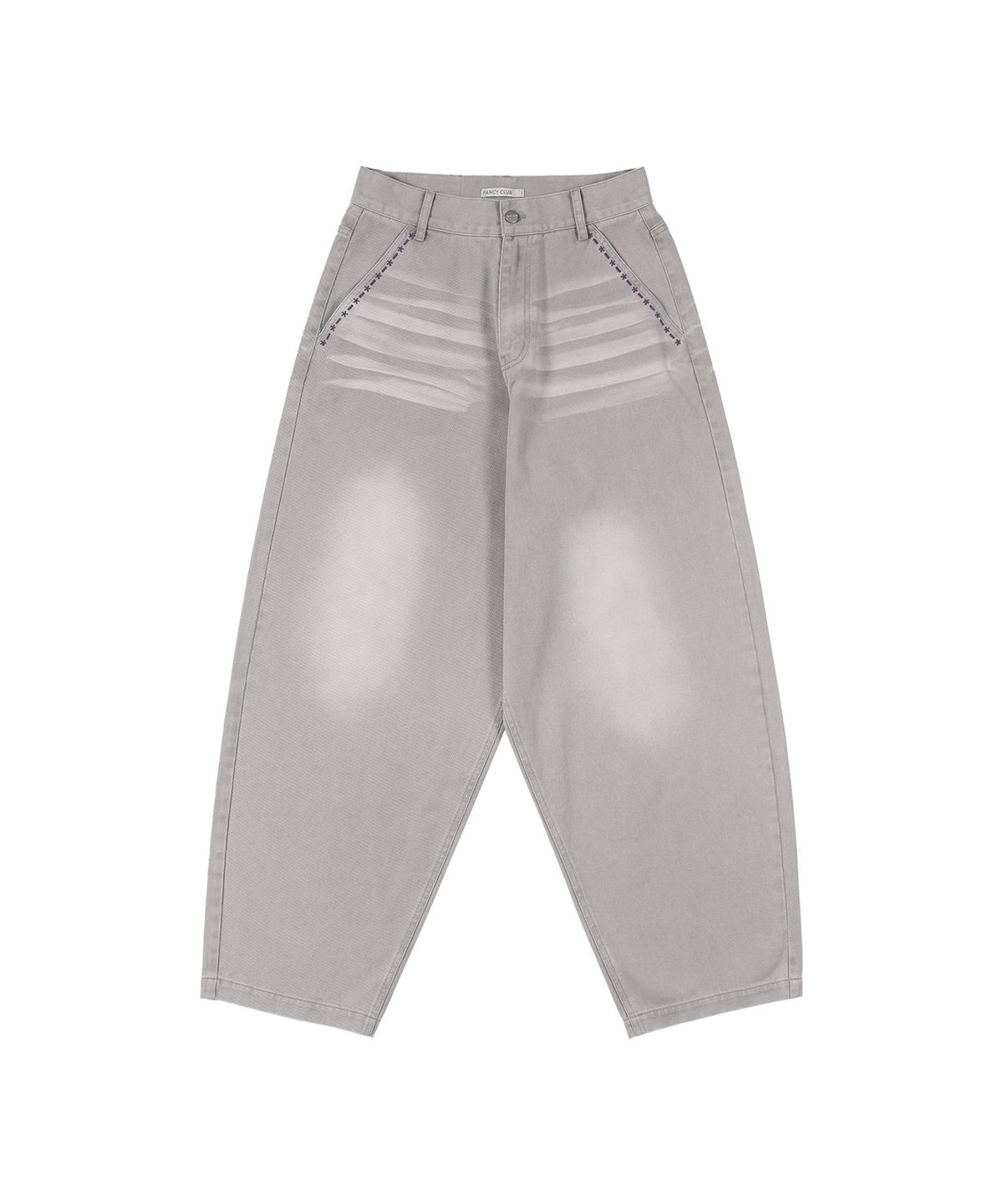 팬시클럽(FANCY CLUB) 베이워치 데님 팬츠 (SAND GRAY) F26QD154