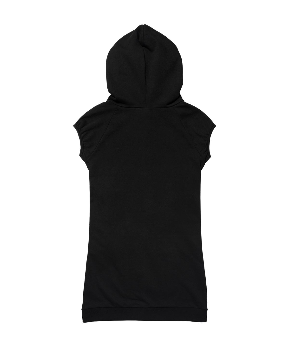 팬시클럽(FANCY CLUB) 핫픽스 퍼프 슬리브 후드 원피스 (BLACK) F26QD139