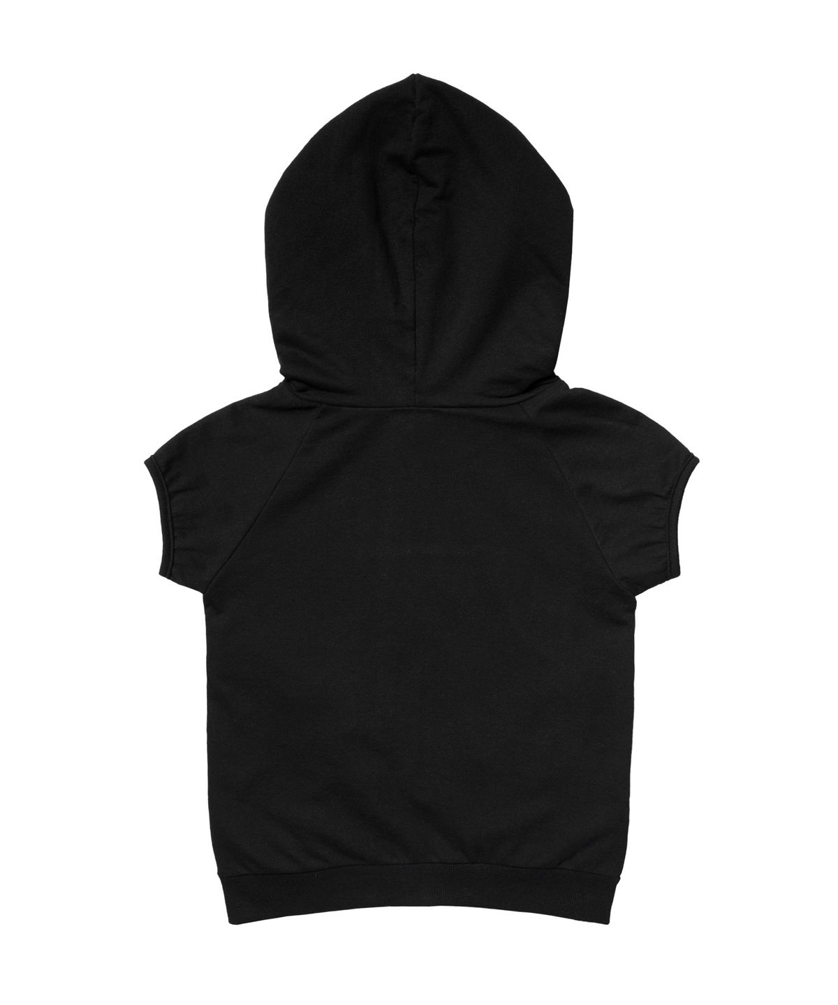 팬시클럽(FANCY CLUB) 핫픽스 퍼프 슬리브 후드 집업 (BLACK) F26QB151