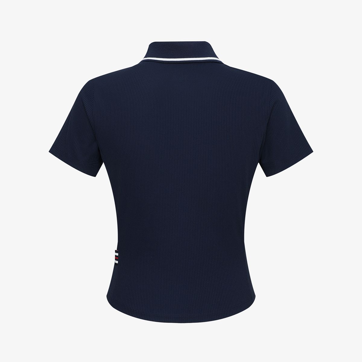 휠라(FILA) 테니스 여성 골지 크롭 카라 반팔티(FS262TS11F001472)