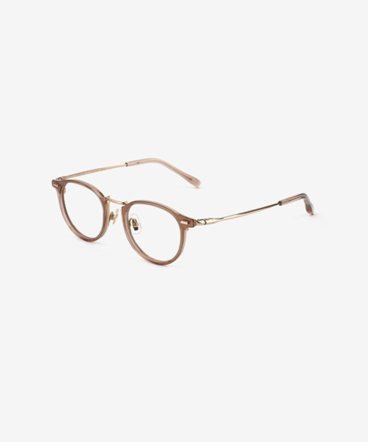 테츠오 아이웨어(TETSUO EYEWEAR) LS-01T 안경테 C3 BEIGE&ROSEGOLD