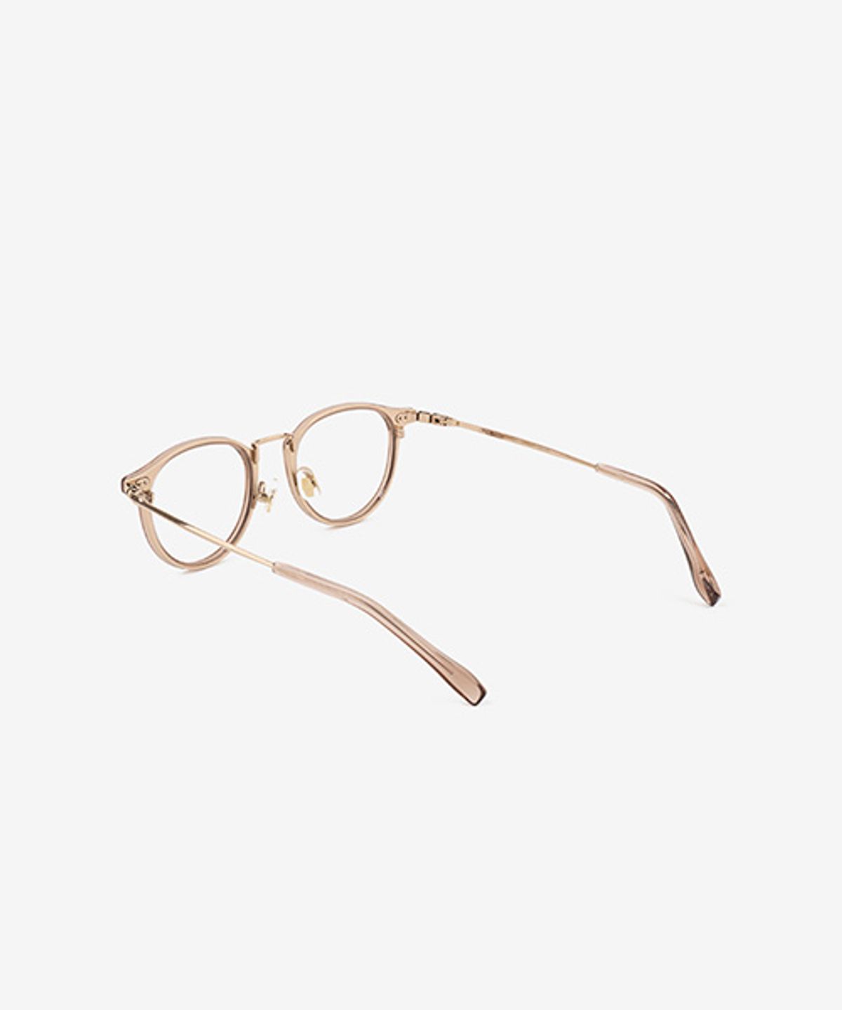 테츠오 아이웨어(TETSUO EYEWEAR) LS-01T 안경테 C3 BEIGE&ROSEGOLD