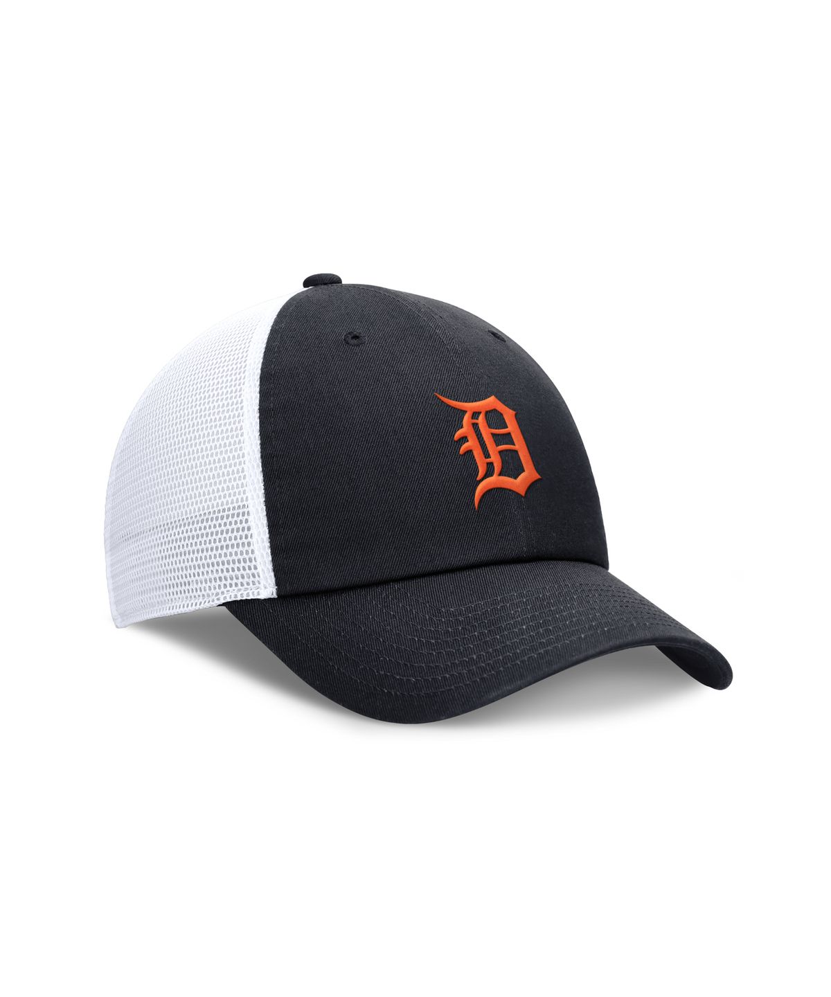 파나틱스(FANATICS) 디트로이트 타이거즈 나이키 클럽 언스트럭처 트럭 캡 - 피치 블루/화이트