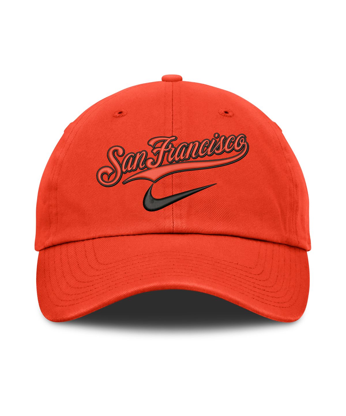 파나틱스(FANATICS) 샌프란시스코 자이언츠 나이키 프라임타임 클럽 언스트럭처 오가닉 코튼 캡 - 팀 오렌지