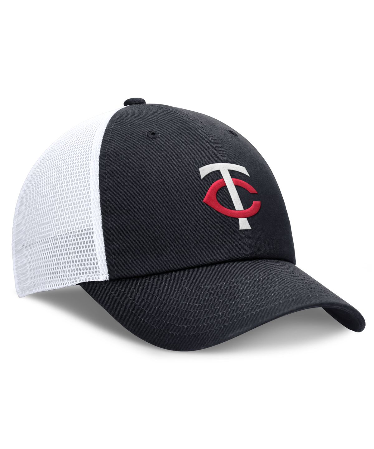 파나틱스(FANATICS) 미네소타 트윈스 나이키 클럽 언스트럭처 트럭 캡 - 피치 블루/화이트