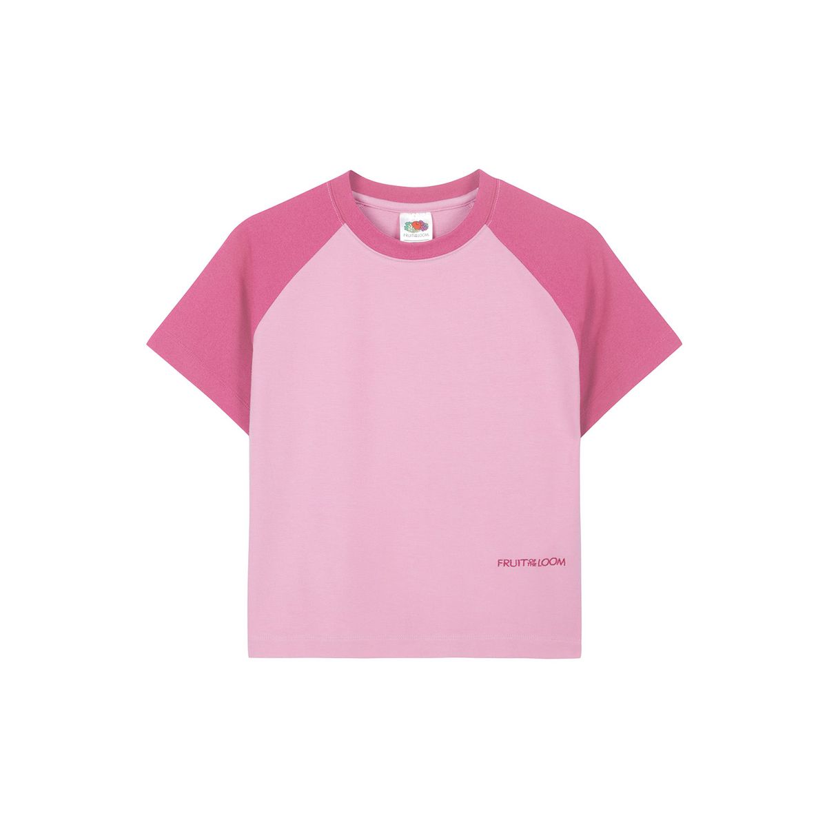 프룻오브더룸(FRUIT OF THE LOOM) 원포인트 나그랑 크롭티(3COLOR)