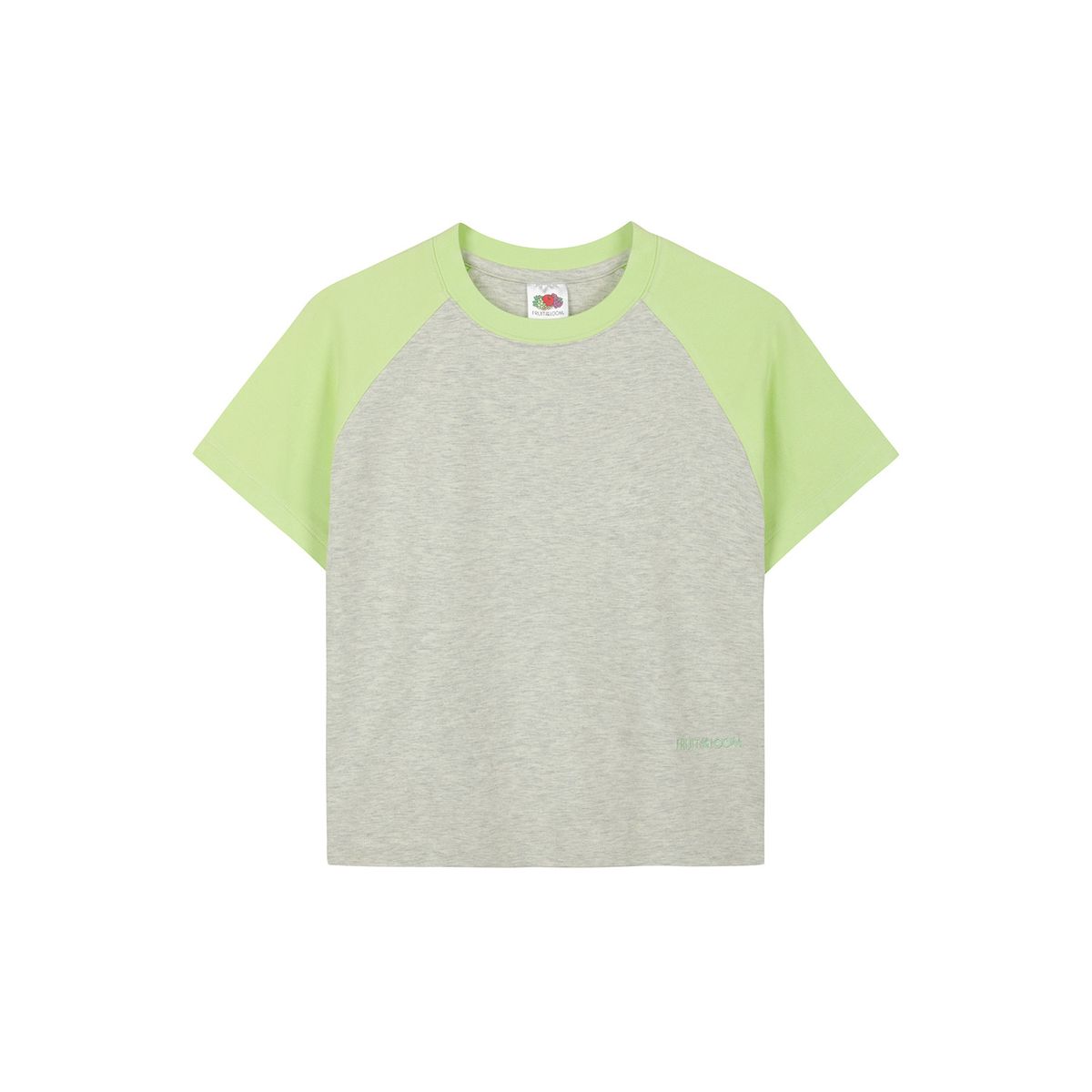 프룻오브더룸(FRUIT OF THE LOOM) 원포인트 나그랑 크롭티(3COLOR)
