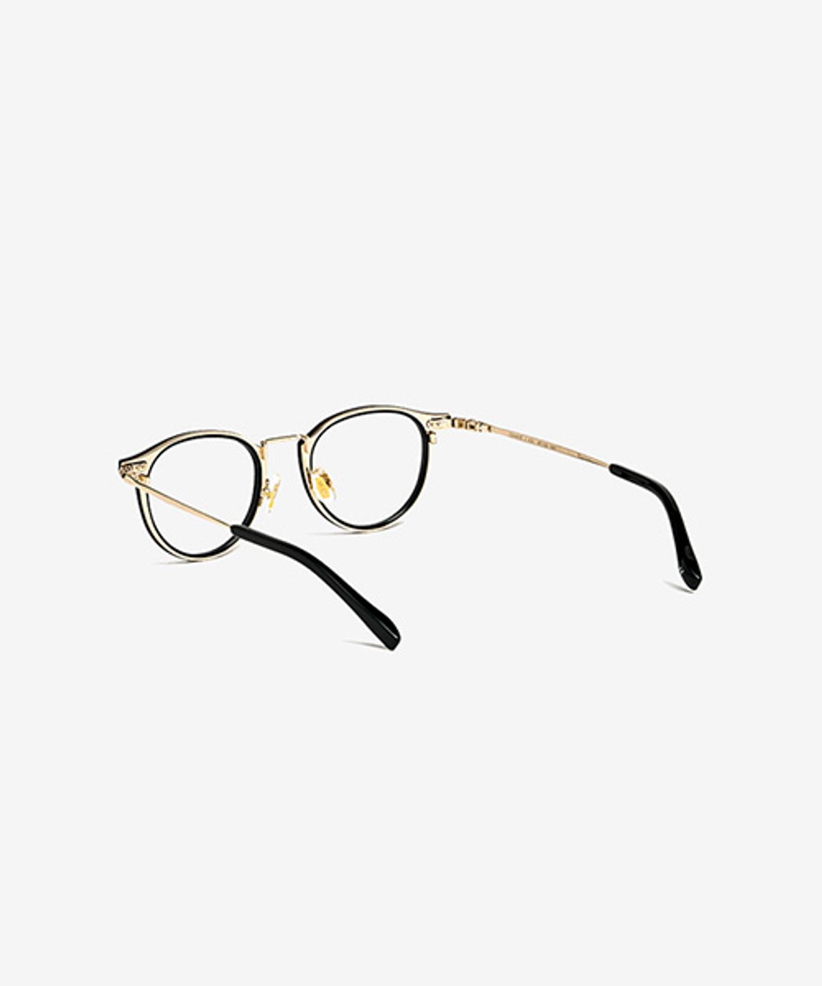 테츠오 아이웨어(TETSUO EYEWEAR) LS-01T 안경테 C5 BLACK&GOLD