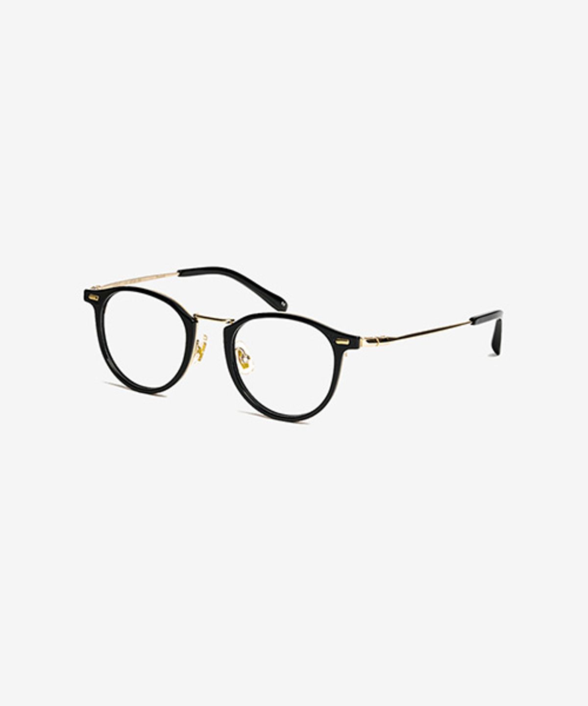 테츠오 아이웨어(TETSUO EYEWEAR) LS-01T 안경테 C5 BLACK&GOLD