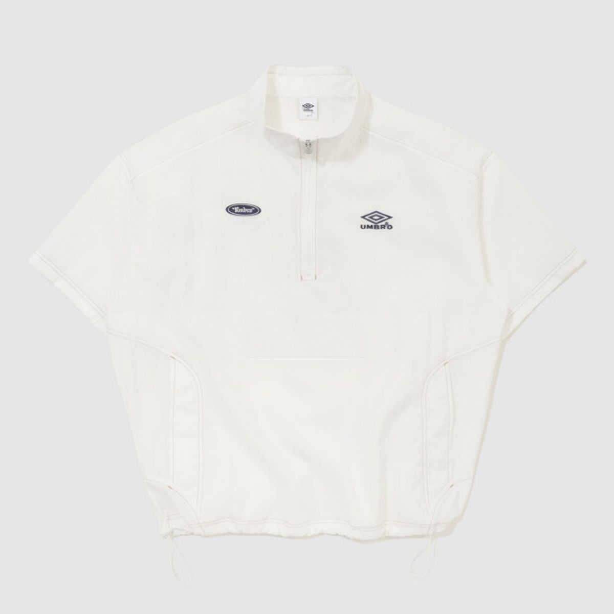 엄브로(UMBRO) 크리스피 타슬란 반팔 아노락 화이트 UR224CWT59