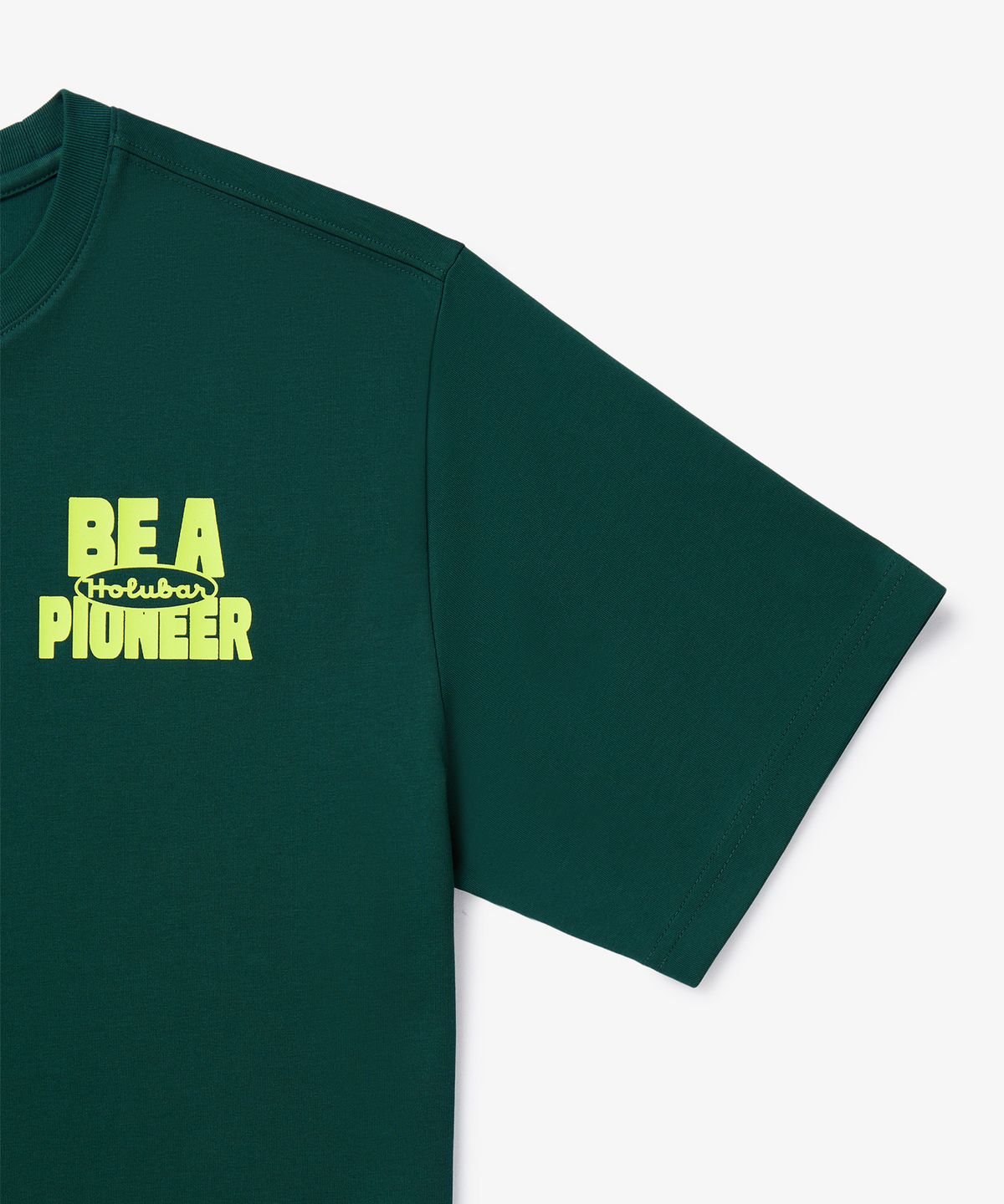 홀루바(HOLUBAR) Backpacking Graphic T Shirt Deep Green