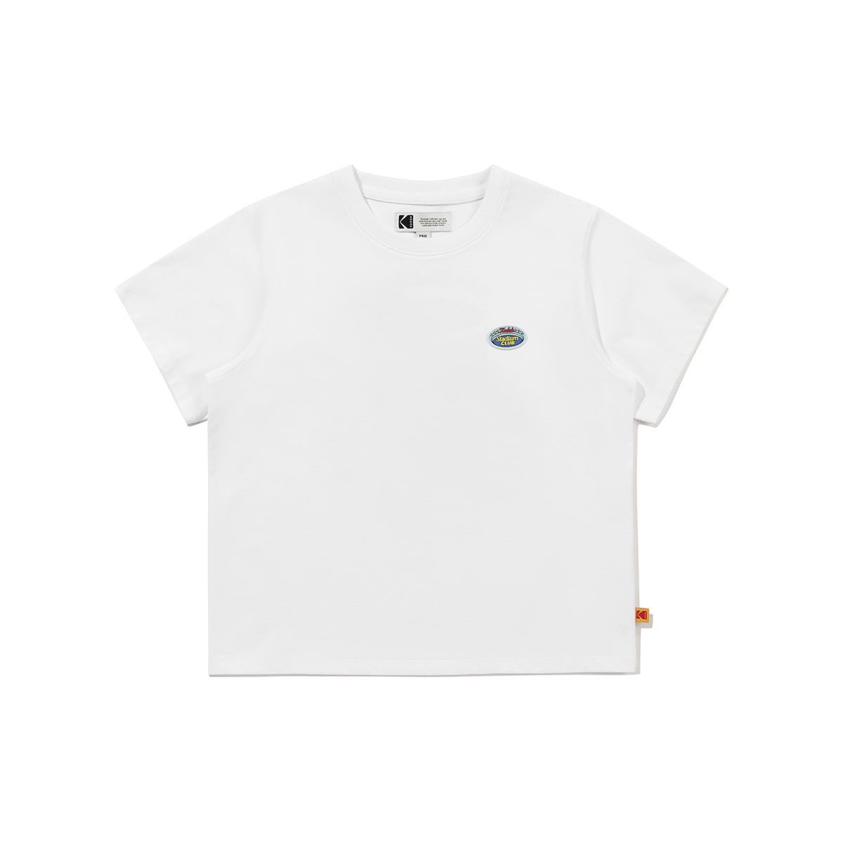 코닥 키즈(KODAK KIDS) 스테디움 클럽 에어로쿨 반팔 티셔츠 키즈 WHITE