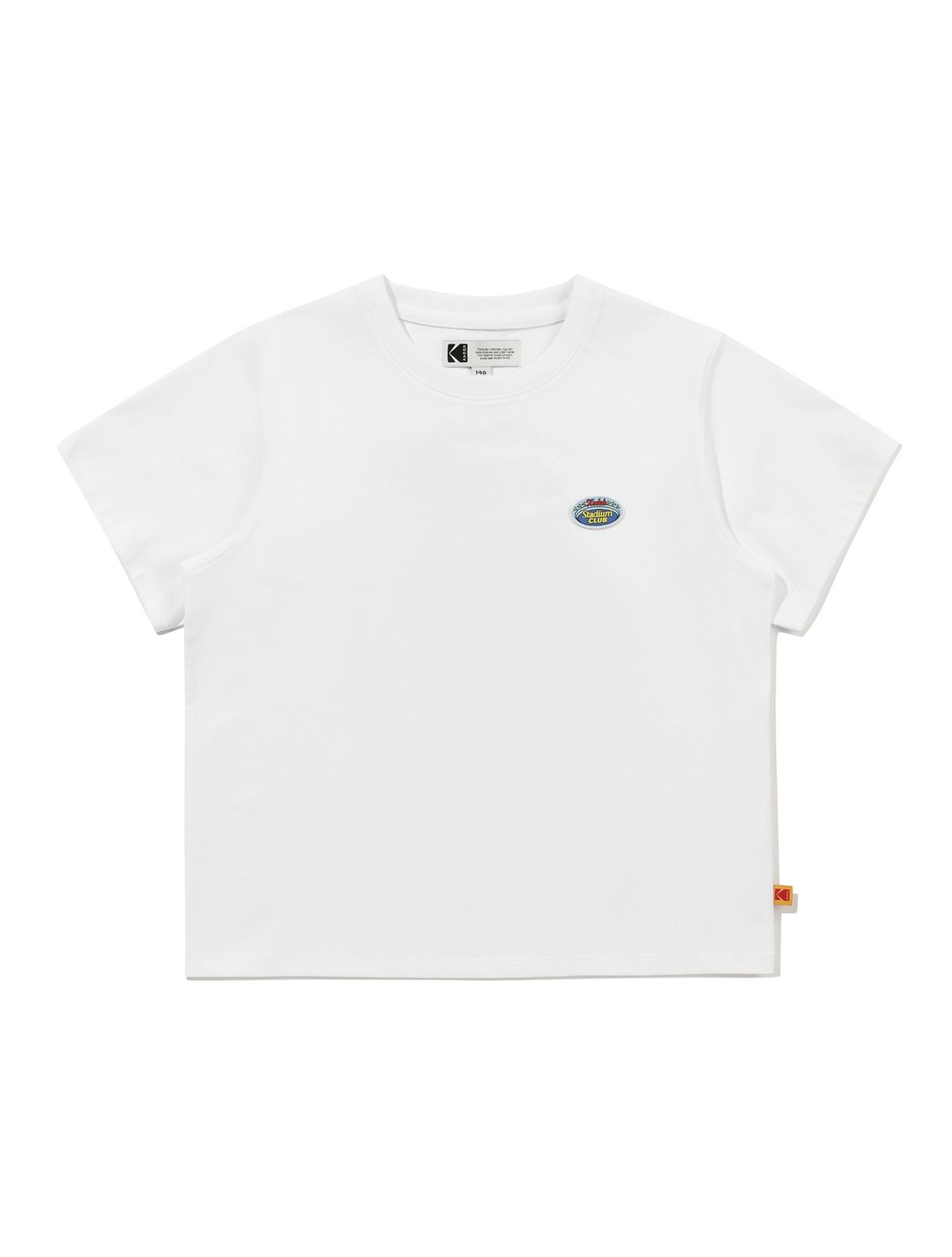 코닥 키즈(KODAK KIDS) 스테디움 클럽 에어로쿨 반팔 티셔츠 키즈 WHITE