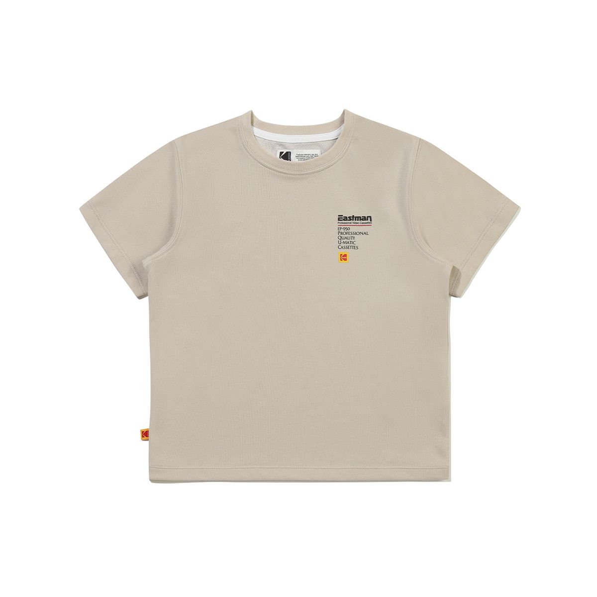 코닥 키즈(KODAK KIDS) RGB 에어로쿨 비디오 그래픽 반팔 티셔츠 키즈 BEIGE