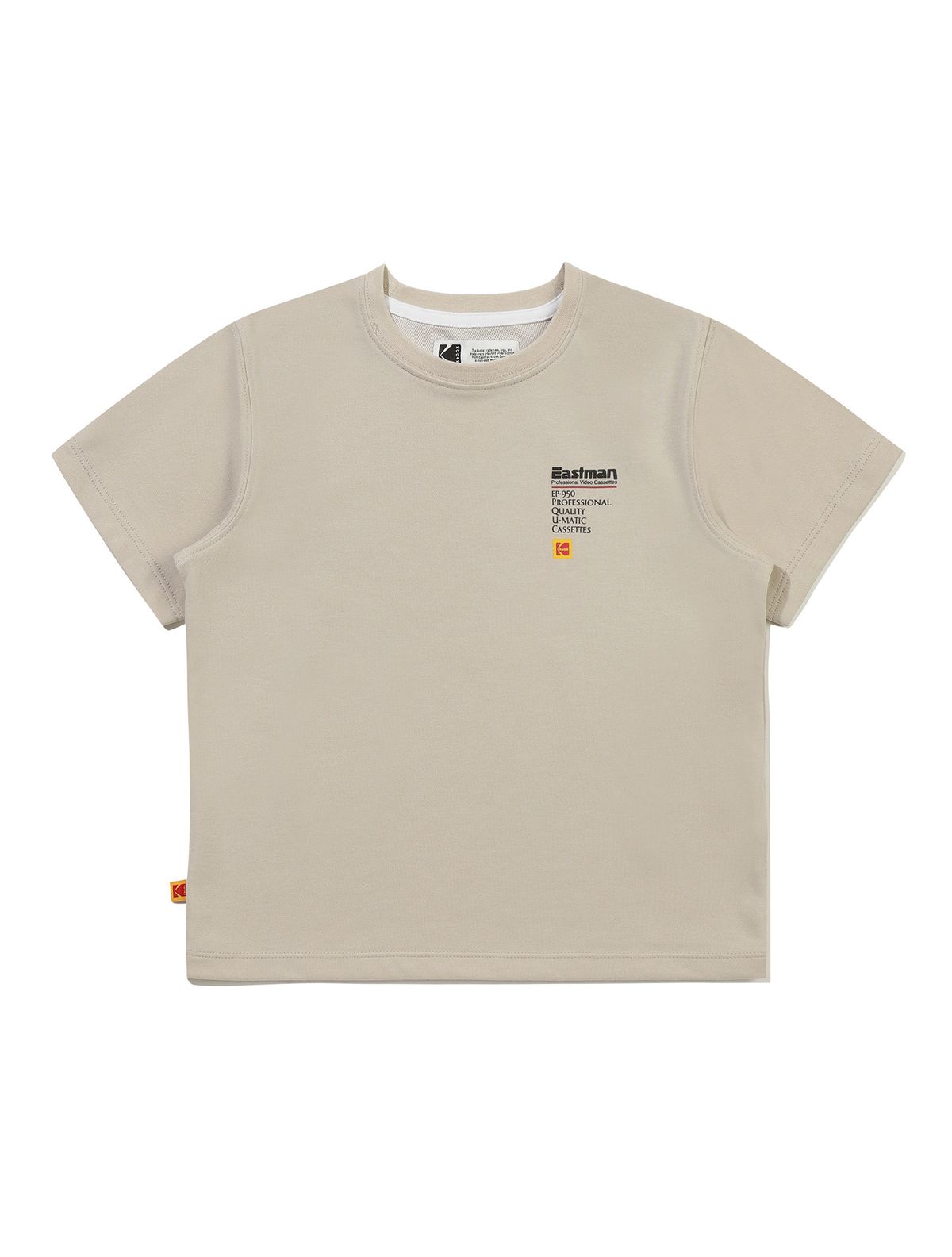 코닥 키즈(KODAK KIDS) RGB 에어로쿨 비디오 그래픽 반팔 티셔츠 키즈 BEIGE