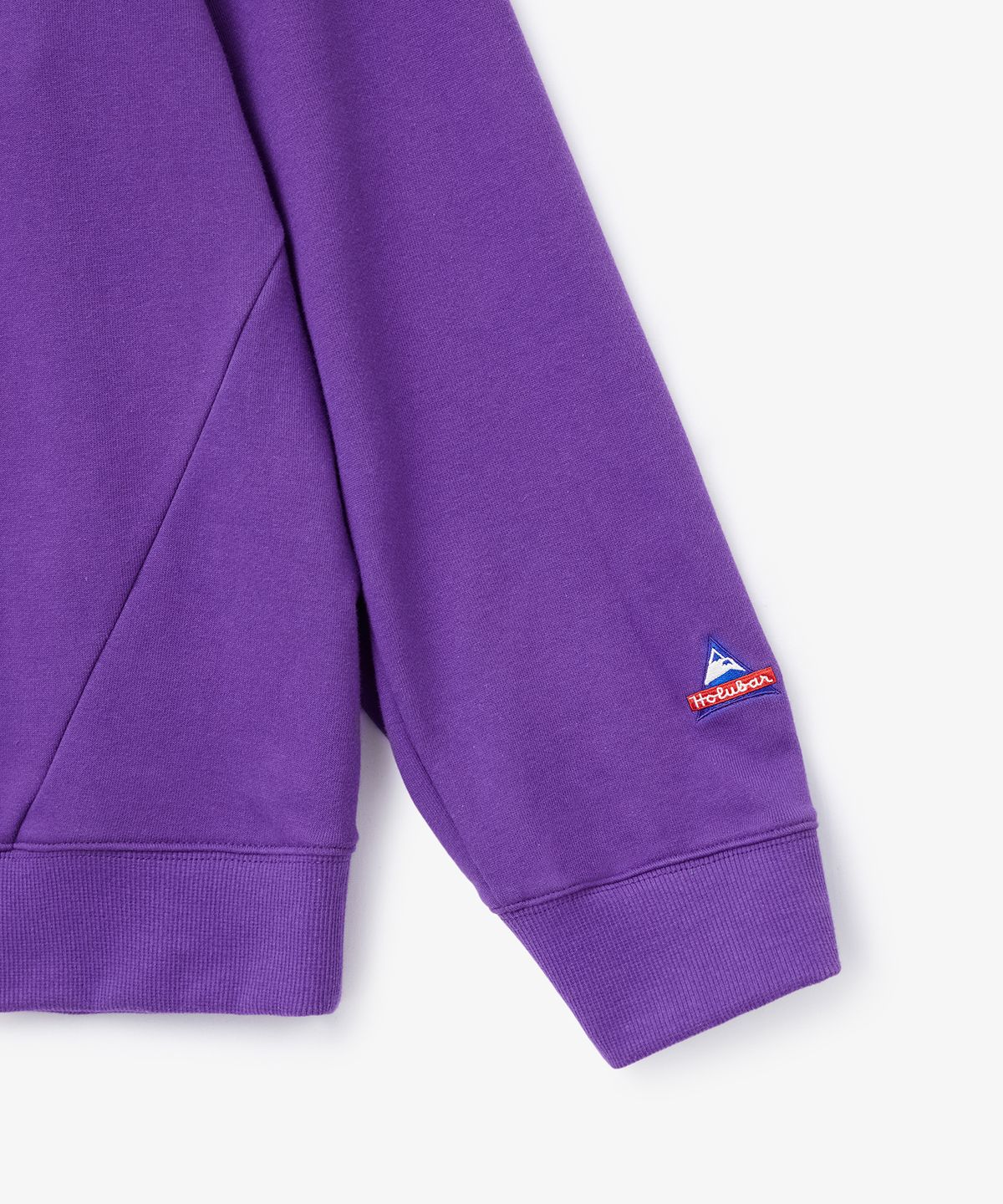 홀루바(HOLUBAR) Basic Logo Sweatshirt Purple