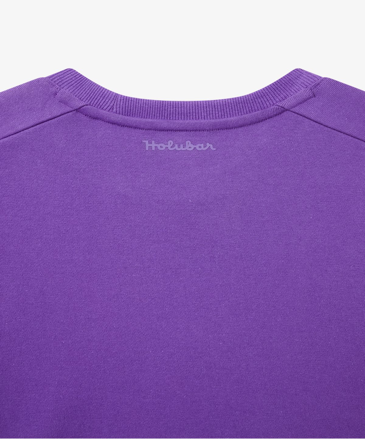 홀루바(HOLUBAR) Basic Logo Sweatshirt Purple