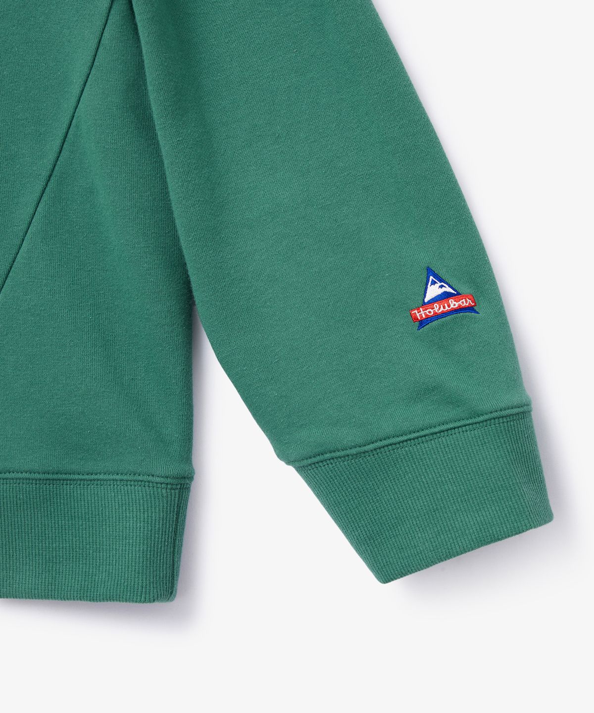 홀루바(HOLUBAR) Basic Logo Sweatshirt Green