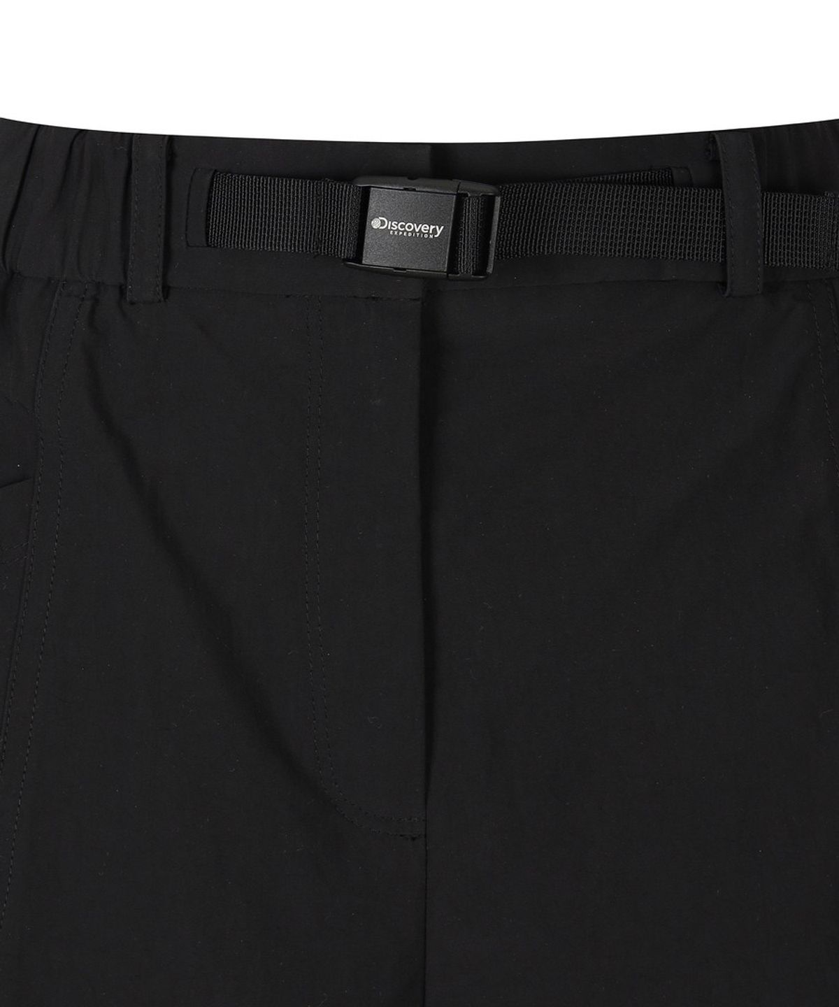 디스커버리 익스페디션(DISCOVERY EXPEDITION) 여성 프레시벤트 벨티드 카고쇼츠 (BLACK)