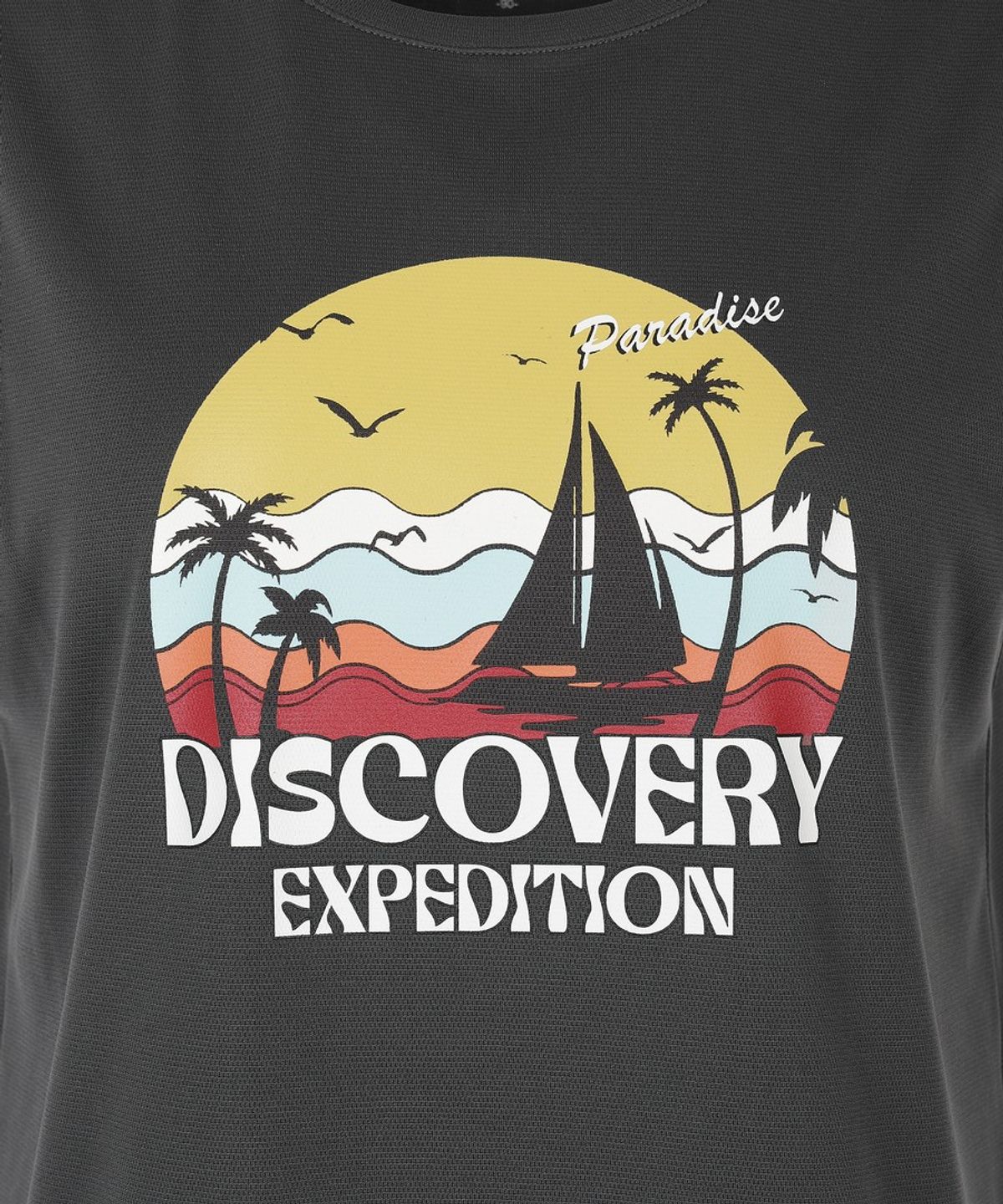 디스커버리 익스페디션(DISCOVERY EXPEDITION) 여성 슬리브리스 워터티셔츠 (D.GREY)