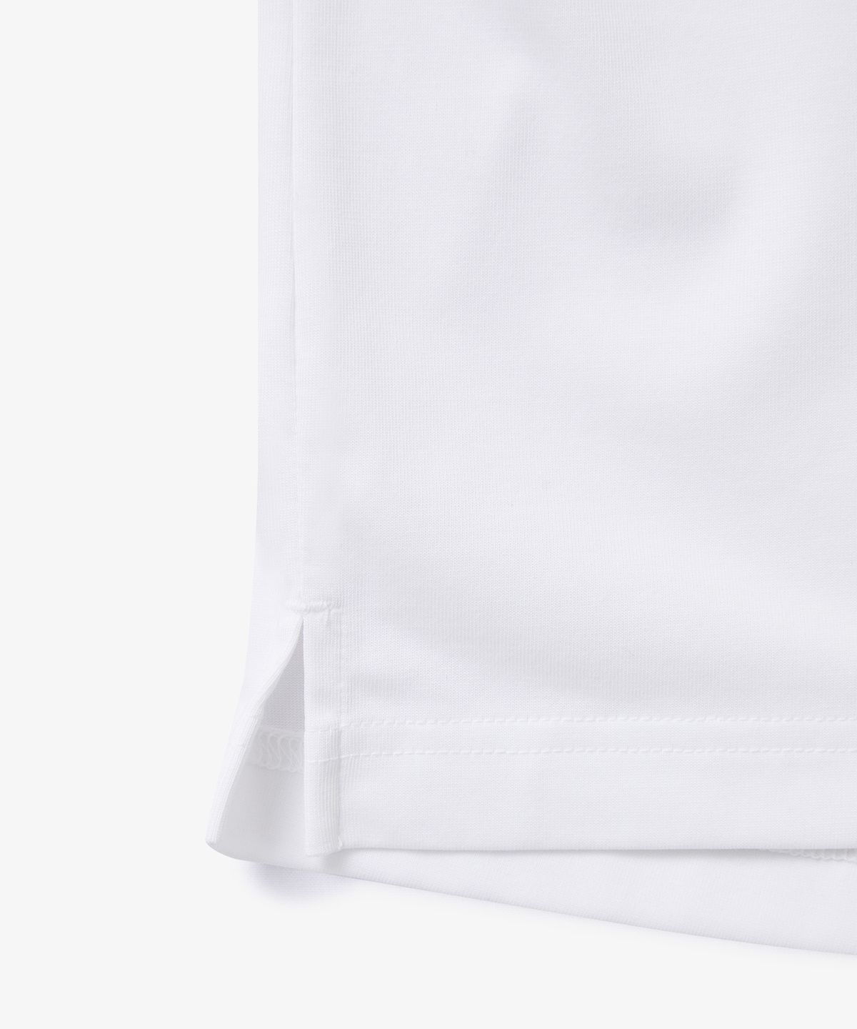 홀루바(HOLUBAR) Rib Neck Graphic T-Shirt White