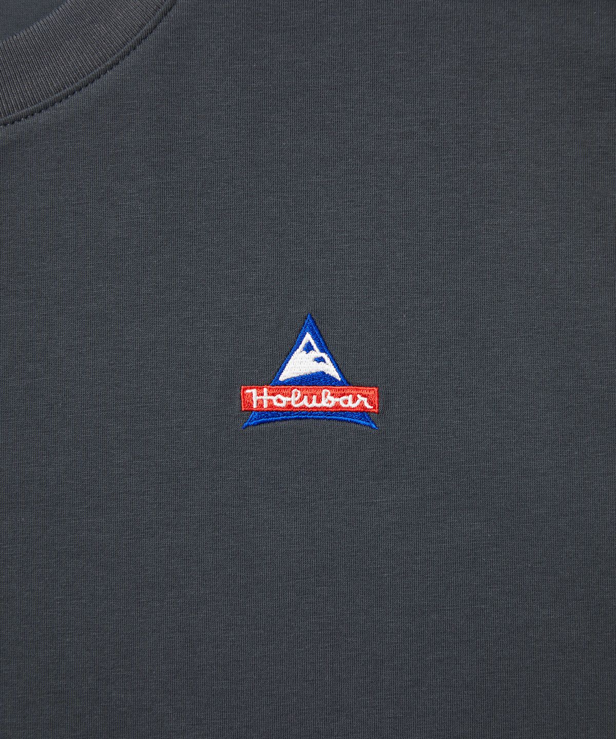 홀루바(HOLUBAR) Basic Logo T Shirt Charcoal