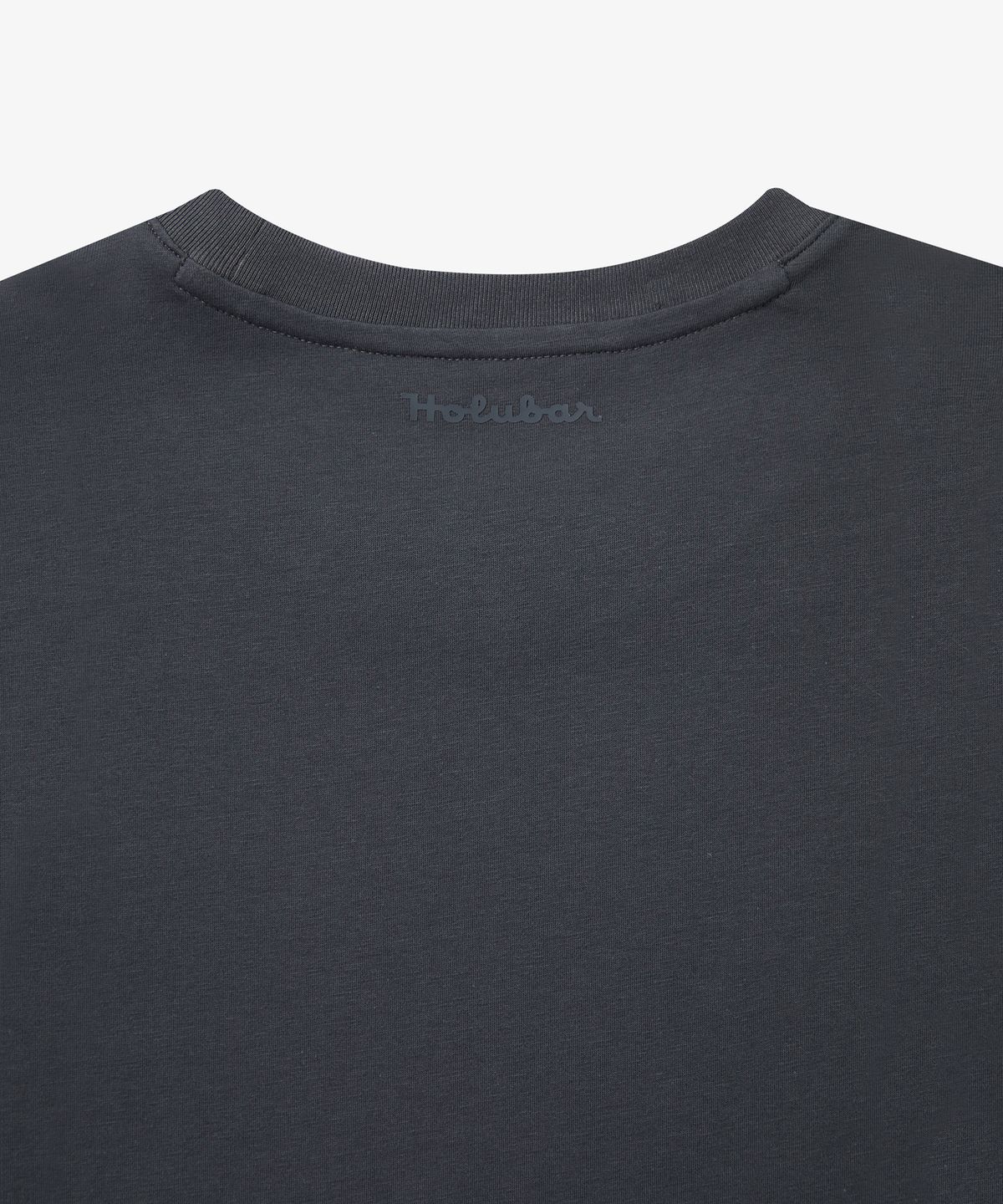 홀루바(HOLUBAR) Basic Logo T Shirt Charcoal
