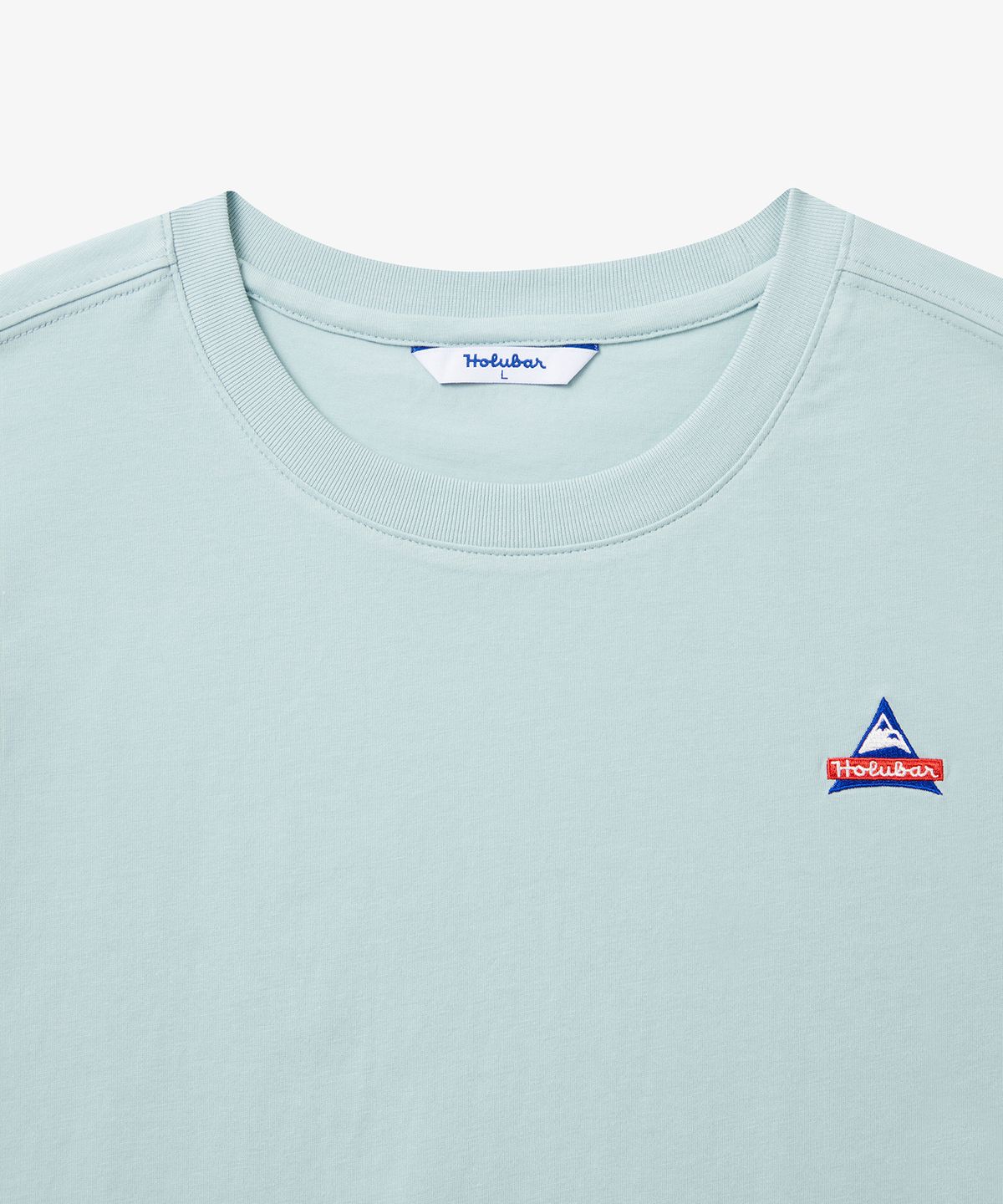 홀루바(HOLUBAR) Basic Logo T Shirt Mint