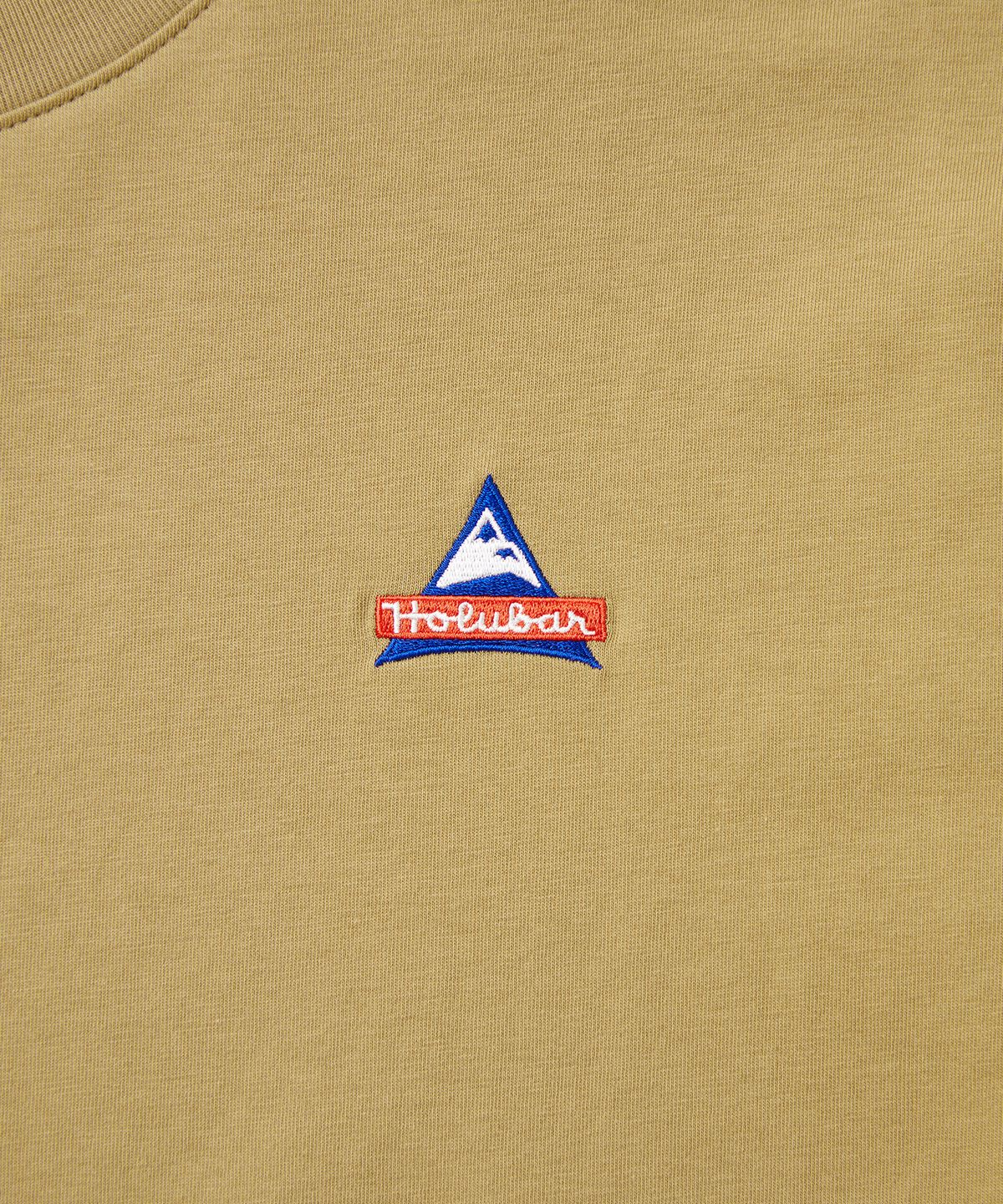 홀루바(HOLUBAR) Basic Logo T Shirt Beige