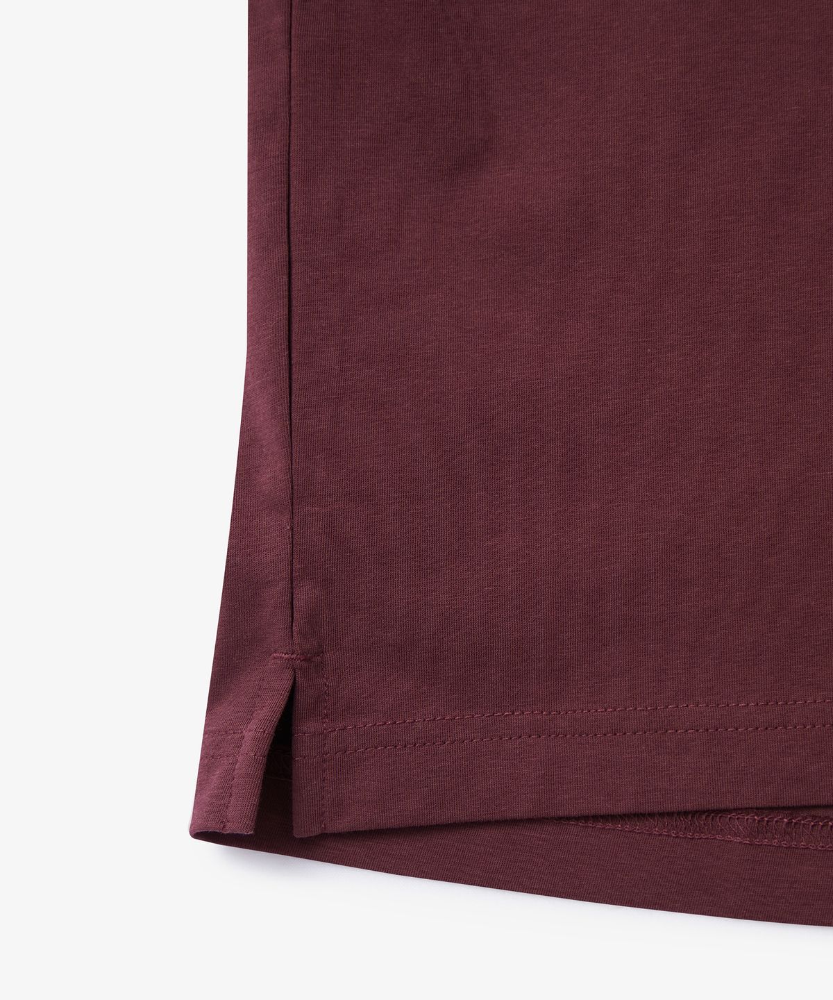 홀루바(HOLUBAR) Basic Logo T Shirt Burgundy