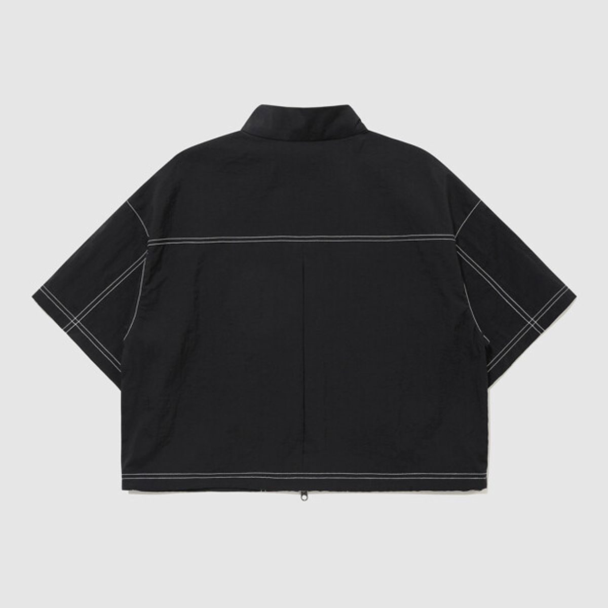 엄브로(UMBRO) 크리스피 타슬란 우먼스 반팔 풀집 자켓 블랙 UR222CJK57