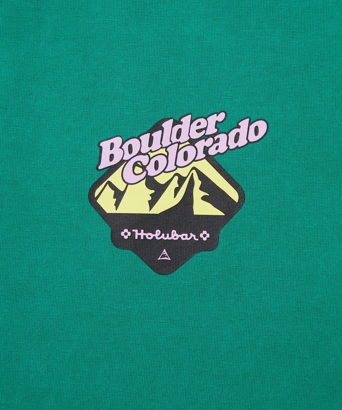 홀루바(HOLUBAR) Mountain Graphic T-shirt Green