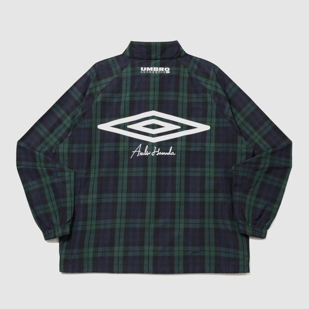 MUSINSA | UMBRO [Umbro x Asahi Hamada] Classic Stand Neck Check