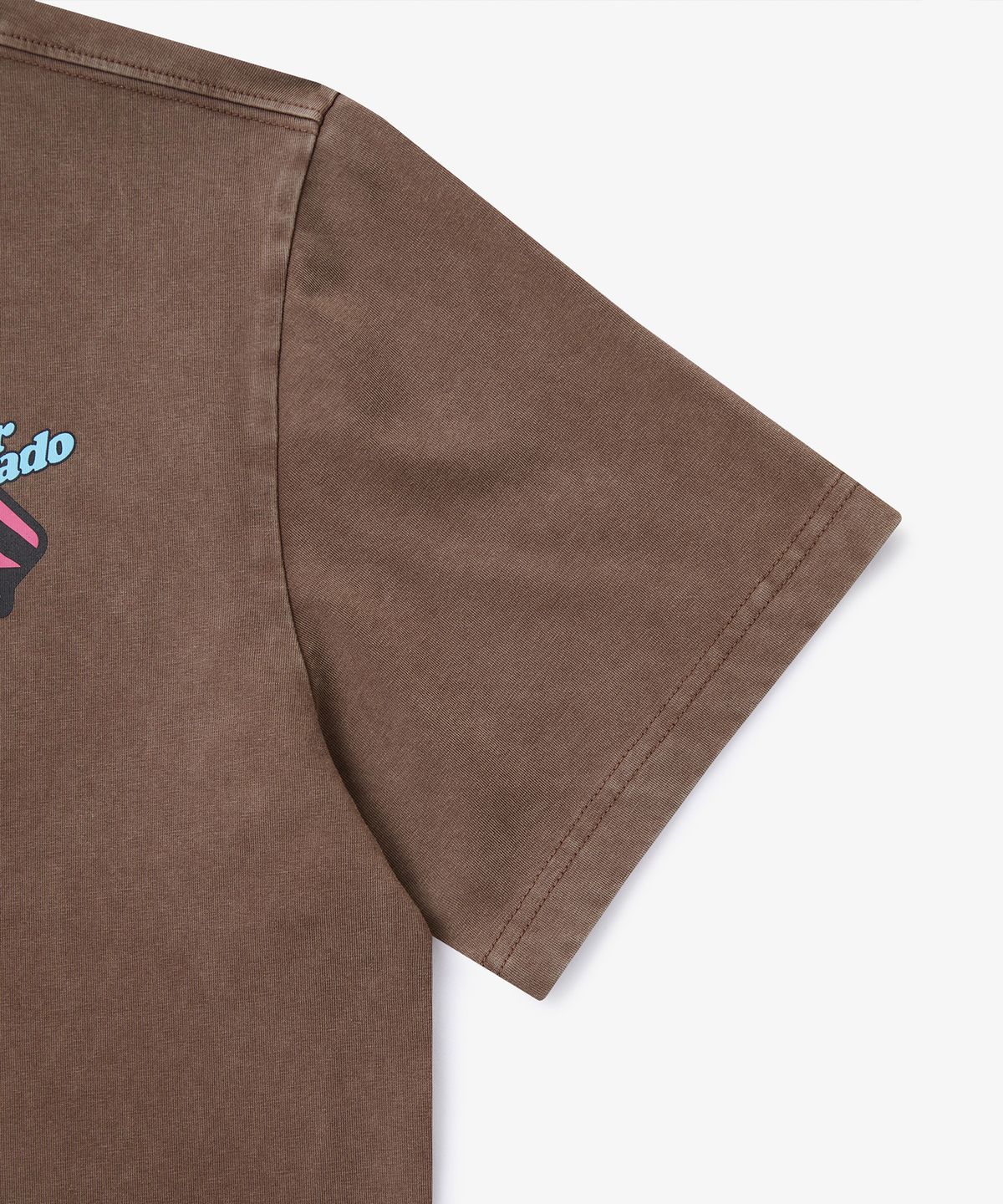 홀루바(HOLUBAR) Mountain Graphic T-shirt Brown