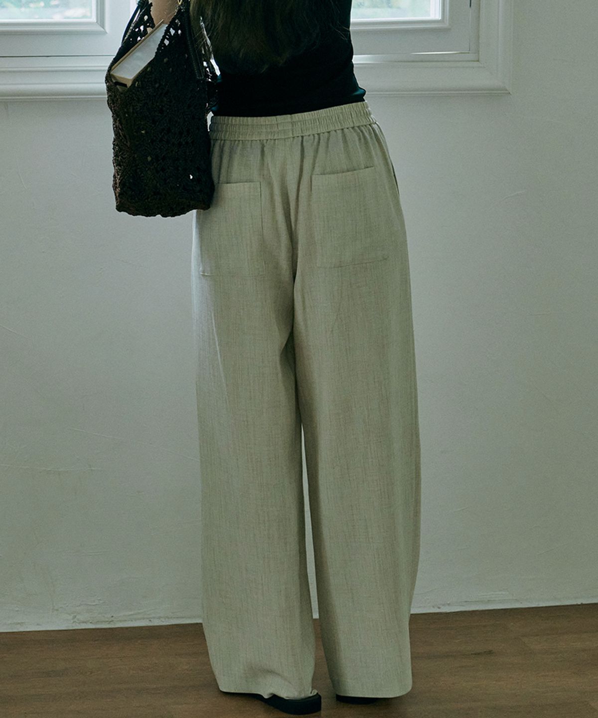 마롭(MALOUPE) 2169 경량 셋업 팬츠 (베이지)