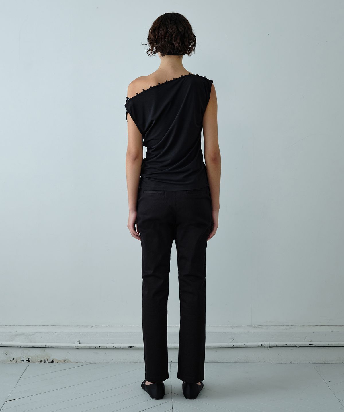시메트릭 퍼센트(SYMMETRICPERCENT) Button Convertible Top / Black
