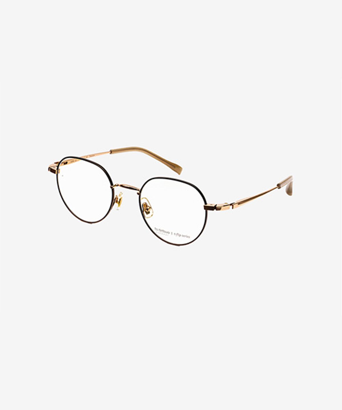 테츠오 아이웨어(TETSUO EYEWEAR) HANA(하나) 안경테 C2 BROWN&ROSEGOLD