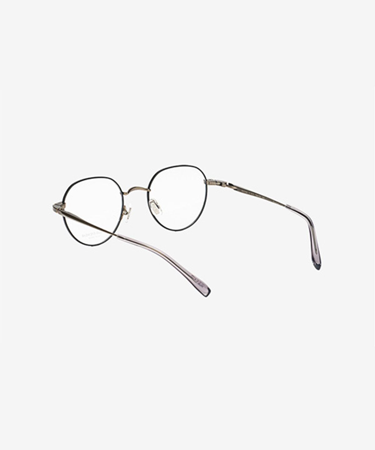 테츠오 아이웨어(TETSUO EYEWEAR) HANA(하나) 안경테 C3 BLACK&MATTE SILVER